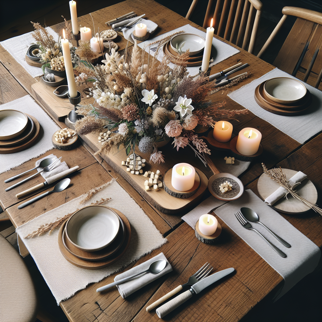 Idées de décoration de table pour une soirée raclette