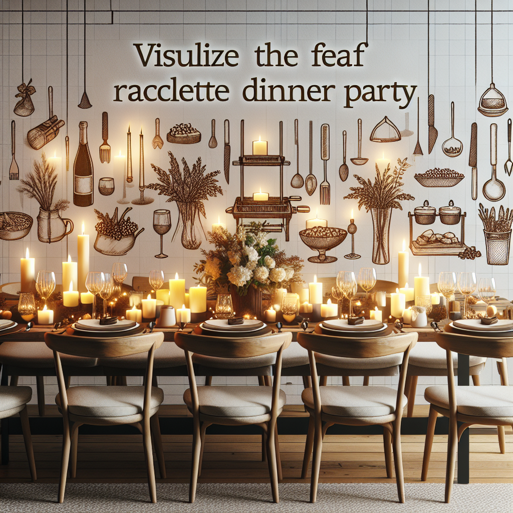 Idées de décoration de table pour une soirée raclette