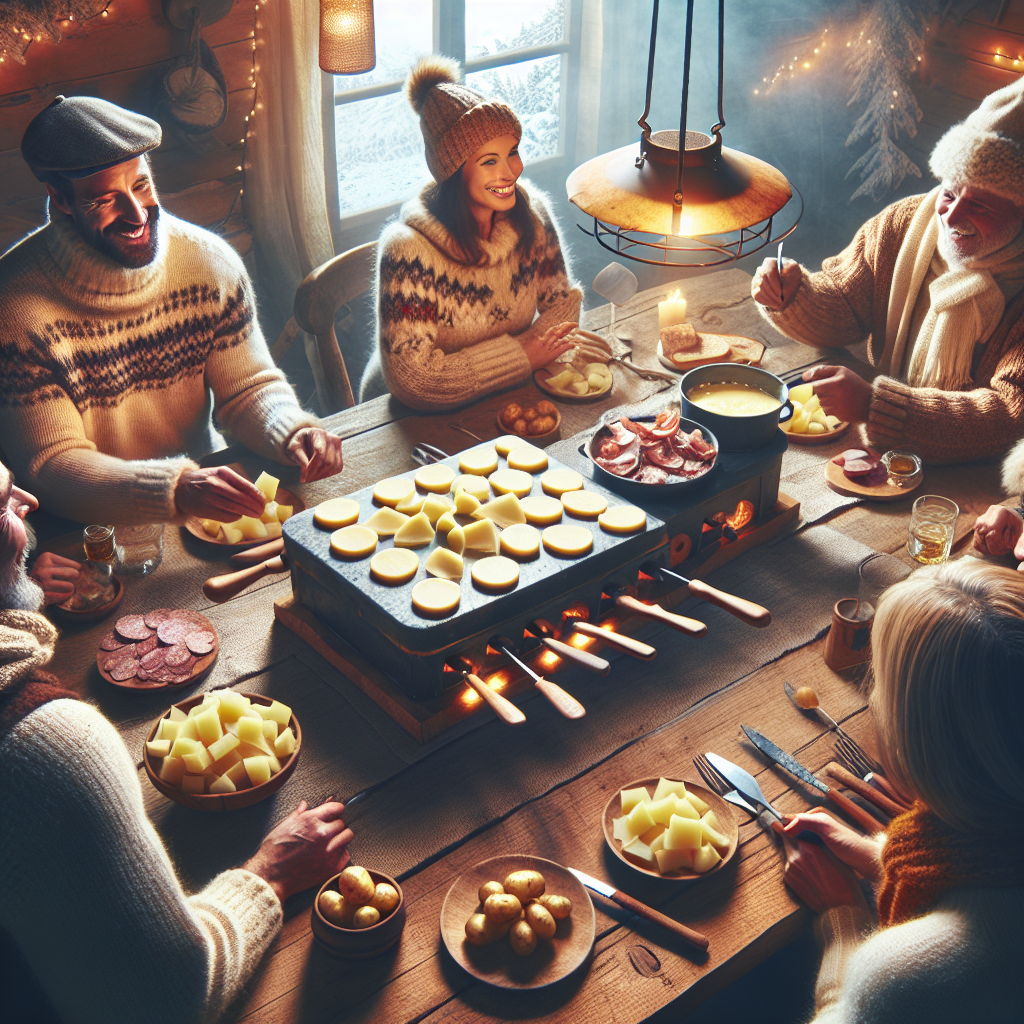 La traditionnelle raclette: un délice hivernal